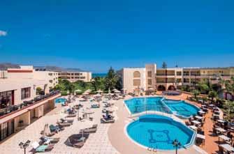 KRÉTA CHANIA KAVROS / GEORGIOUPOLIS Vantaris Palace Hotel Polopenze / možnost dokoupení all inclusive Vantaris Garden Hotel Polopenze / možnost dokoupení all inclusive Rozlehlejší hotelový areál je