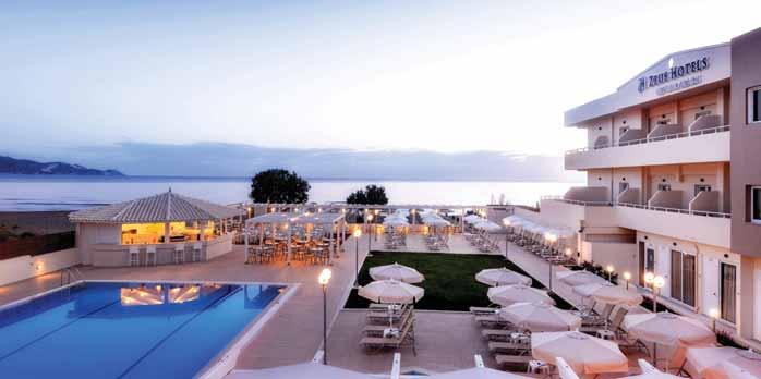 Vhodné pro seniory Přímo u pláže Oblíbené Rezervujte včas Smartline Neptuno Beach Hotel All inclusive KRÉTA AMMOUDARA Svozy na/z letiště Hotelový areál se nachází hned u pláže v letovisku Ammoudara.