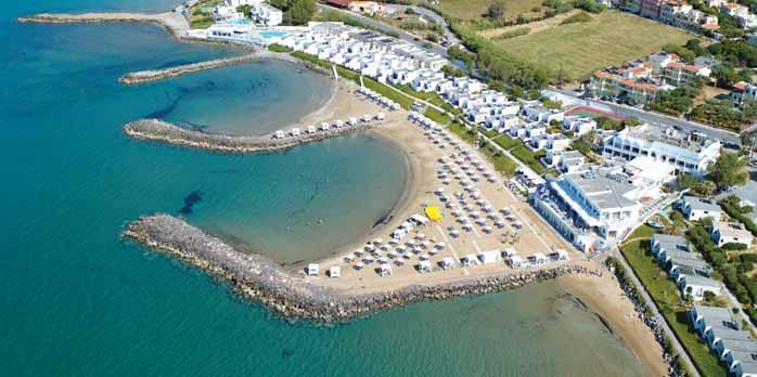 KRÉTA HERAKLION KOKKINI HANI Knossos Beach Hotel Polopenze / možnost dokoupení All Inclusive Novinka 2019 I pro náročné Pro páry Svozy z/na letiště Velmi příjemný a klidný hotelový areál se nachází