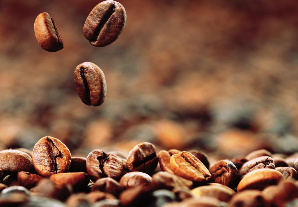 CHARAKTER A OKOUZLUJÍCÍ AROMA Pouze pražením rozvinou kávová zrna své vlastnosti a známou chuť.