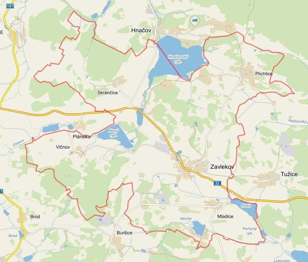 OBEC ZAVLEKOV Variantní studie odkanalizování