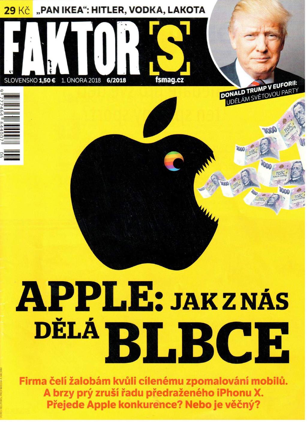 29 Kč "PAN IKEA": HITLER, VODKA, LAKOTA f APPLE: JAK Z NÁS :::>= :J>v DELA Firma čelí žalobám kvůli