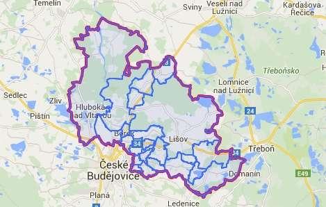 a občanské sdružení Jihočeská RŮŽE. Počet členských obcí MAS Hlubocko Lišovsko se odvíjí od počtu členských obcí v zakládajících dobrovolných svazcích obcí.