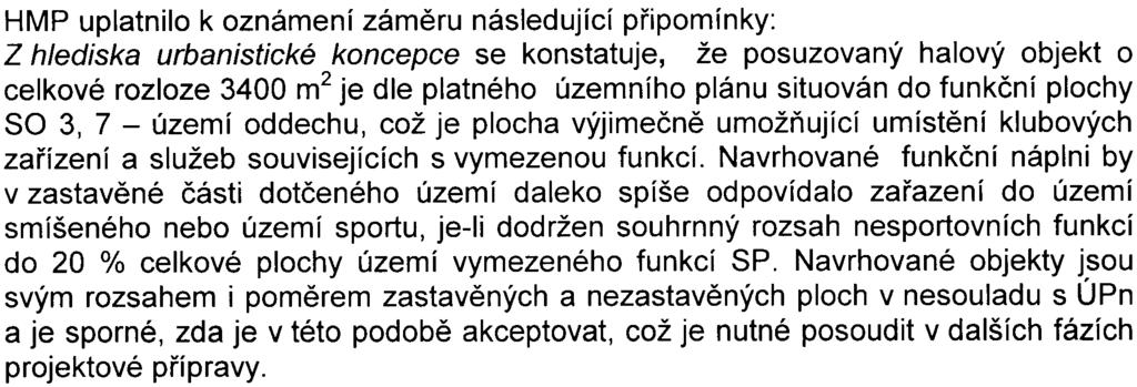 41/ØI/0714357.01/07/PVB ze dne 28.5.2007). odbor ochrany prostøedí Magistrátu hl. m. Prahy (vyjádøení SZn. S-MHMP-173261/2007/1/00PNI ze dne 25.5.2007). odbor kultury, památkové péèe a cestovního ruchu Magistrátu hl.