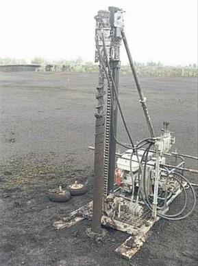 (VPK) and steel work sludge (OK) were deposited. These locations are also marked on the partial map.