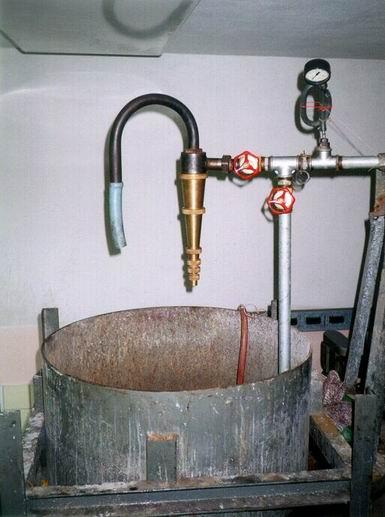 the iron concentration in rough product.