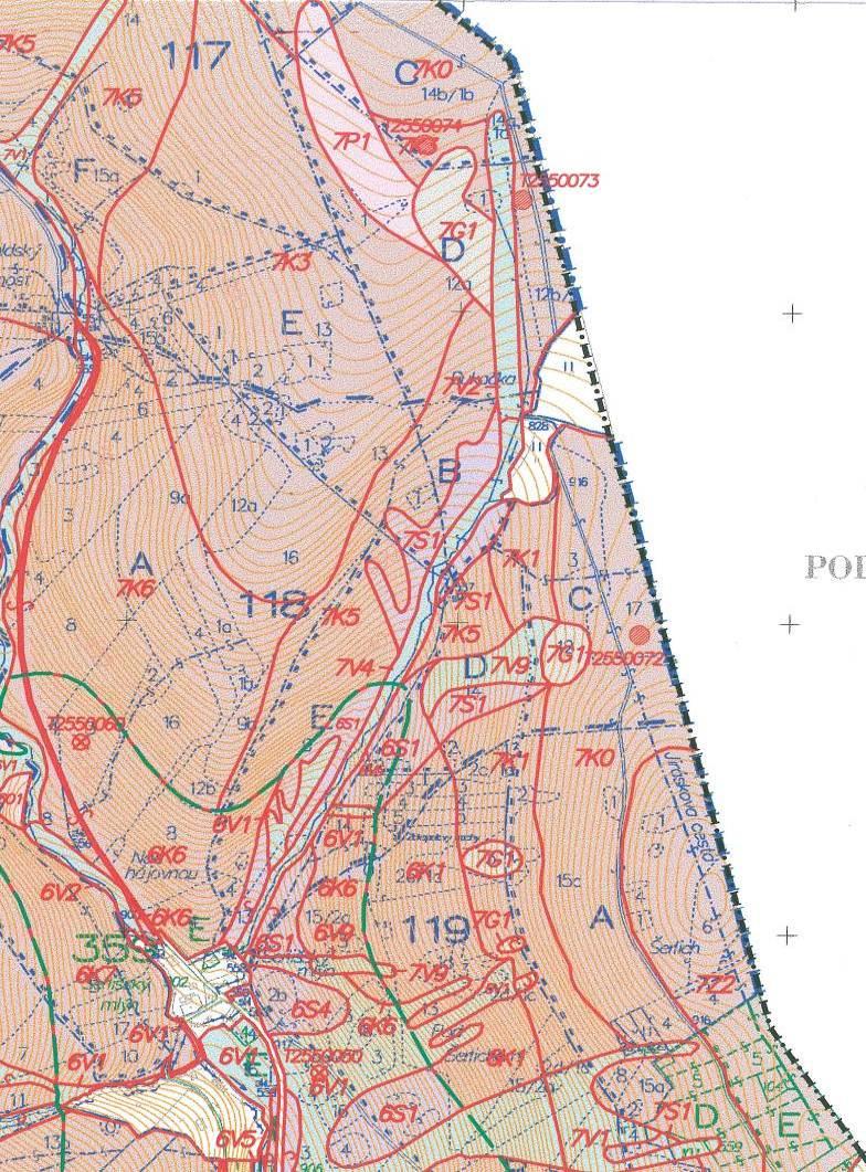 bučina šťavelová, 6S4 = - ochuzená, 6V1 = vlhká sm.