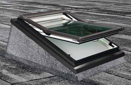 Lemovanie EBR Rx FLD zdvihový rám pre strešné okná na plochú strechu ERA Rx zdvihový rám pre strešné okná na šikmú strechu Prednosti Roto: Prednosti Roto: stabilný zateplený zdvihový rám na plochú