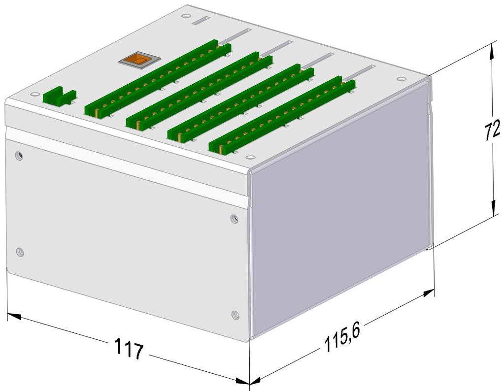 DataLab Compact USB Rozměry jednotek DataLab Compact 4 USB DataLab Compact 1 USB DataLab Compact 2 USB Připojení a komunikace Postup připojení je popsán v kapitole Připojení a spuštění - DataLab