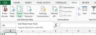 Obrázek A-5: Excel nerozezná sloupce Můžete zkusit změnit regionální nastavení, ale doporučujeme, abyste soubor CSV do Excelu importovali následujícím způsobem. 7 1. Otevřete prázdný sešit. 2.