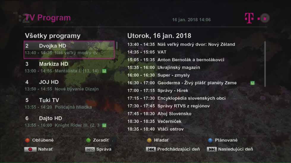 VITAJTE V MENU MAGIO SAT POUŽÍVATEĽSKÁ PRÍRUČKA VITAJTE V MENU Stlačením tlačidla MENU na diaľkovom ovládači vyvoláte na obrazovku Hlavné menu