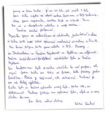 Cílem projektu je pøipravit starší dìti a mladé lidi na odchod z dìtského domova a pomoci jim v zaèátcích jejich samostatného života. Podejme dítìti pomocnou ruku ve chvíli, kdy to nejvíc potøebuje!