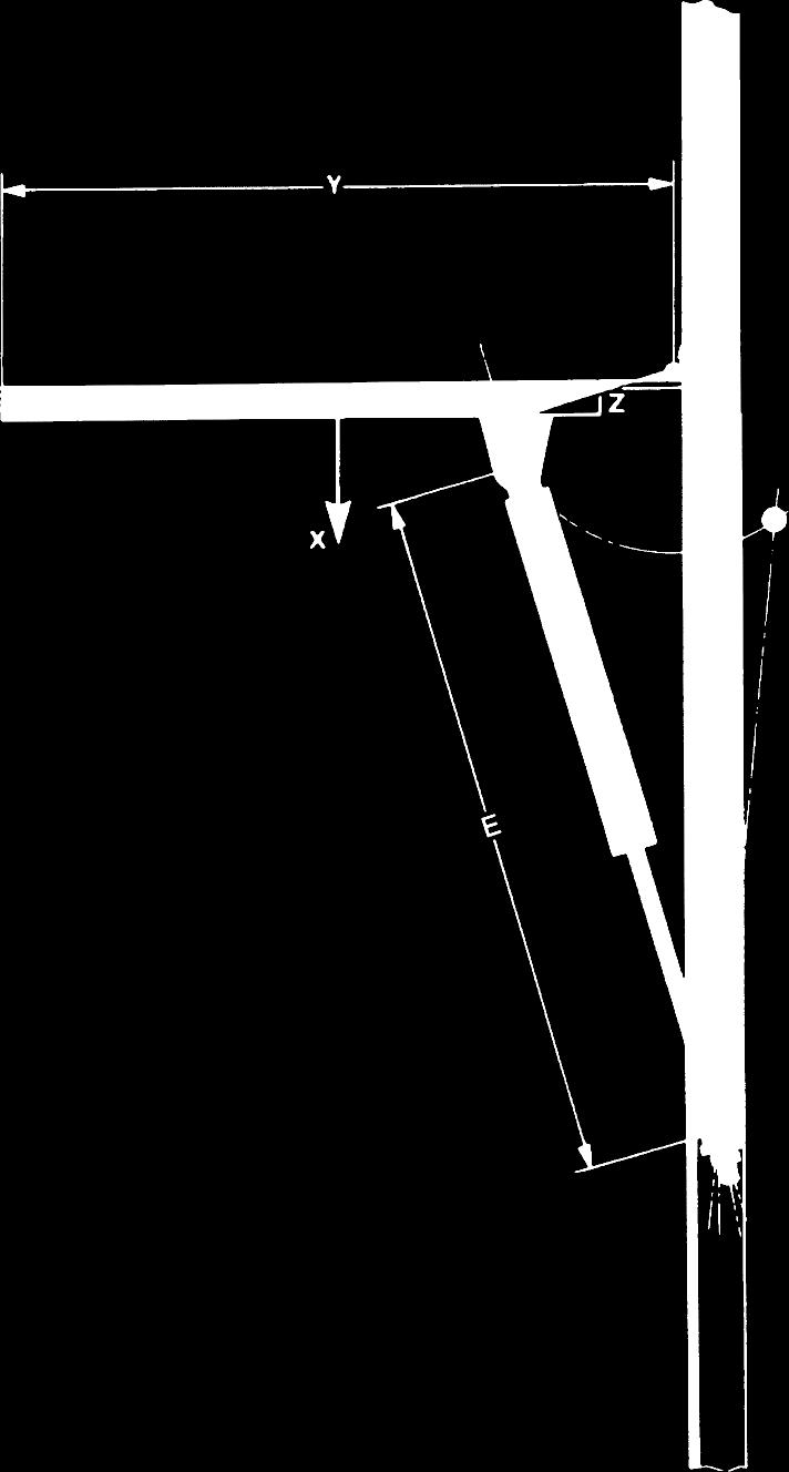 Technické informácie 1 sila / tlak plynových vzpier Pre plynové vzpery je možné vypoèíta potrebné hodnoty tlaku pod¾a nasledovného vzorca: F1 = ( X+Y 2 NZ +5) x 9,81= tlak plynovej vzpery v Newtonoch