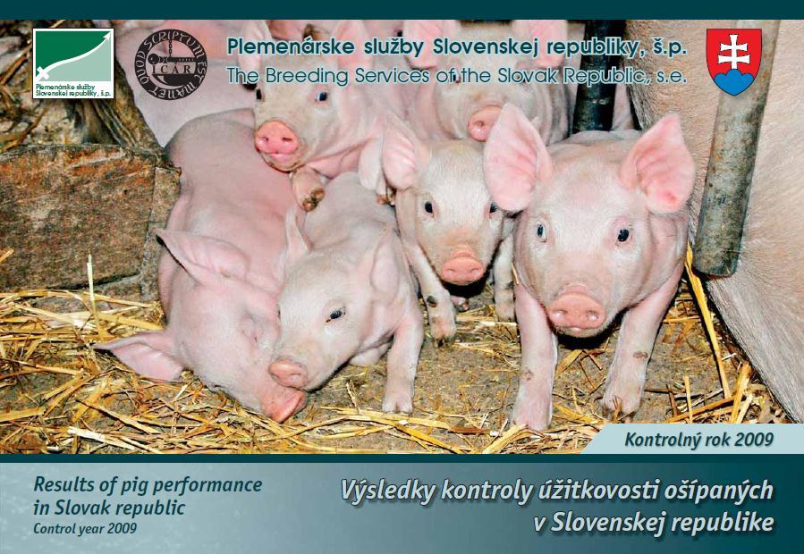 Výsledky kontroly úţitkovosti v chove ošípaných za rok 2009 9.