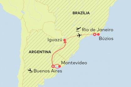 Argentína, Brazília + Buzios Predĺžte si našu obľúbenú cestu východnou časťou Južnej Ameriky o pláže brazílskeho Buziosu.