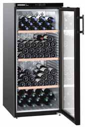Klimatizované chladničky na víno třídy Vinothek Temperovaná chladnička na víno třídy Vinothek WKb 4212 Vinothek WKb 3212 Vinothek WKb 1812 Vinothek WTb 4212 Vinothek Třída energetické náročnosti: A