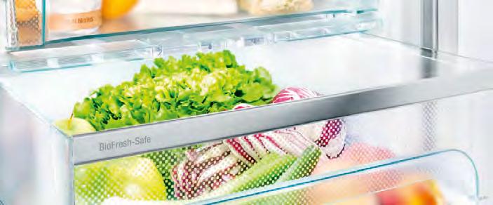 Pomocí plochého regulačního plata je možno dle potřeby měnit klimatický charakter jednotlivých boxů v rozmezí DrySafe HydroSafe (dle modelu a výbavy).