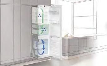 Obzvlášť flexibilní využití nabízí skleněné odkládací plochy, které jsou dělené a podsouvatelné.