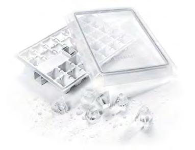 Je-li kvalita vody ve vodovodní síti špatná nebo neexistuje žádné připojení, ICN 3386 nabízí IceMaker s přívodem vody.
