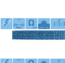 ELEKTRICKÉ PÁSKY RUBAN BLEU 12 mm 12 mm / 200 m - 11 635 4000 278 Kč 336 Kč 12 mm /