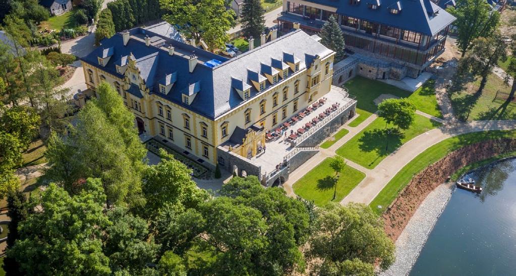 Zámek Sobotín vytápění a chlazení v historických budovách Systém je navržen na maximální využití energie