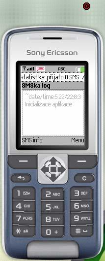 Po dosažení plné funkčnosti v emulátorech, MIDlety přenesu na mobilní telefon a tyto bezproblémově poběží. Obr.