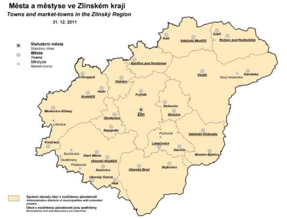 Aktualizace Revize: 5 Analýza výchozího stavu Strana: 6 z 244 Obr. 2.1.1-3 Zdroj: ČSÚ Zlínský kraj byl ustanoven k 1. lednu 2000 na základě ústavního zákona č. 347 ze dne 3.