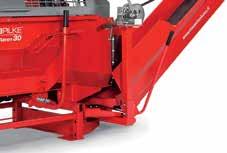 Raven 33 je šandardne dodávaný s pásovým dopravníkom a oočným výsupným dopravníkom s hydraulickým pohonom. Dosupné príslušensvo ponúka možnosť použiia zariadenia pre akúkoľvek porebu.