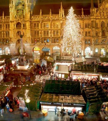 Mnichov ADVENT V MNICHOVĚ PROGRAM: Odjezd z Plzně v 7.00 hod. (z Prahy 5.30 hod.). Příjezd do Mnichova.