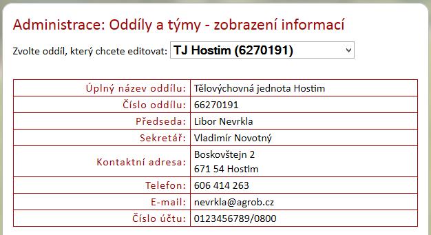 Obr. 30: Systémové hlášení o úspěšné editaci dat (Zdroj: vlastní zpracování) Pokud uživatel nijak nechtěl měnit data uložená v databázi (tedy zvolil, že chce pouze zobrazit informace), systém po