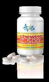 Chewing C 500 Strong C 1000 Tablety rozpustné v ústech s obsahem 500 mg vitamínu C 1000 mg vitamínu C v jedné tabletě Vhodný pro všechny, kteří chtějí podpořit normální funkci svého imunitního
