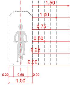 kombinovaných s kratšími směrovými oblouky s malým poloměrem, u R <,0 m (~0 km/h) rozšíření jízdního prostoru.