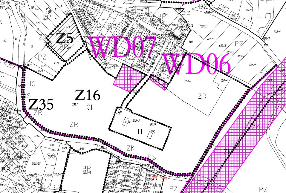 ÚZEMNÍ STUDIE Jaroměřice nad Rokytnou - sportovní areál (zastavitelná plocha Z16) 6 Územním plánem Jaroměřice nad Rokytnou je zastavitelná plocha Z4 vymezena s navrženým využitím pro: - PLOCHY