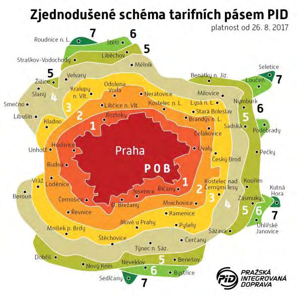 20 vlakových linek 130 měst a