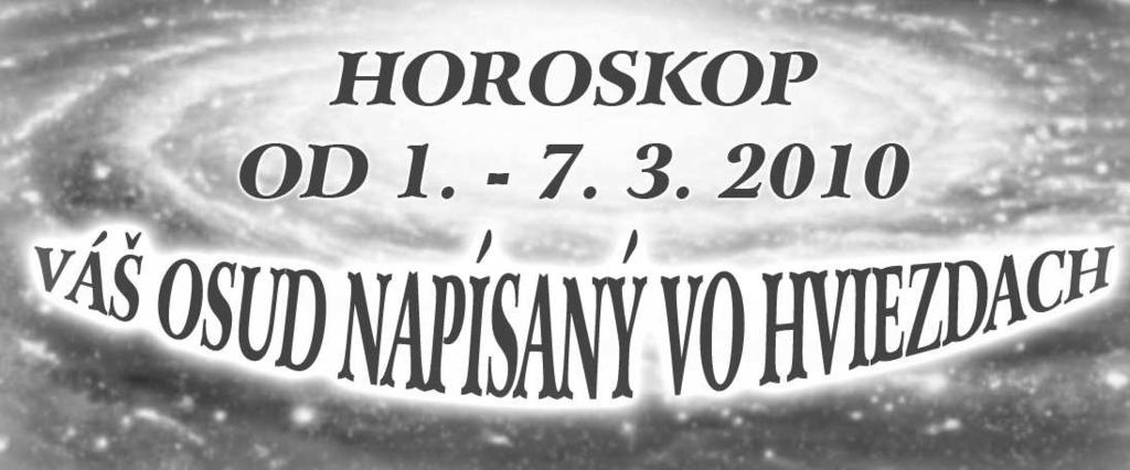 V práci to teda budete mať celkom dob ré, ale nové projekty zatiaľ nerozbiehajte. V sú kromí a v citovom živote nebudete vedieť, čo vlastne chcete.