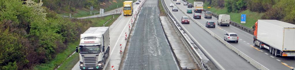 Opravy dálnic na Moravě