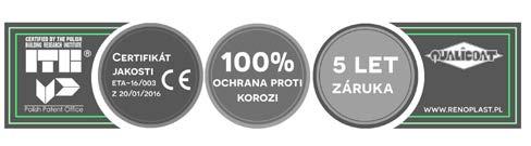 130 gelb/weiß grau 2-4 mm rotbraun 2-4 mm Nr. 140 braun/weiß Nr. 150 pastellblau/weiß Další odstíny na vyžádání: V systému lze alternativně použít např.