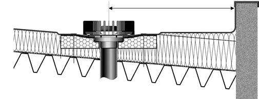 Střešní vtoky technické informace Základní pravidla pro návrh střešních vtoků Jedním z klíčových aspektů správné funkce celého podtlakového odvodňovacího systému (jak standardního, tak i případně