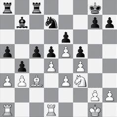 qe2 Bílý volí jednoduchý postup, kterým vyvíjí dámu a spojuje své věže. Je na černém, aby ukázal, jak chce partii dále hrát. 9. hd7 11. rfd1 Zatím není jasné, kde budou stát věže nejlépe.