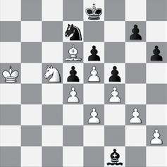 15 50.ka6 kd8 51.kb7 h5 52.kc6 hxc5 53.dxc5 kc8 54.be7 be8+ 55.kd6 bf7 56.bg5+- 49. hc5! (viz diagram) 58. bd5 59. g4! hxg4 60. hxg4 fxg4 61. f5 exf5 62. bg3!