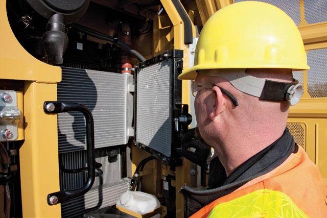 Možnosti údržby Rychlý, snadný a bezpečný přístup k ístů údržby Servisní dvířka Široká servisní dvířka se silnýi závěsy a úchyty společně s nový tvare řížky brání vniknutí nečistot.