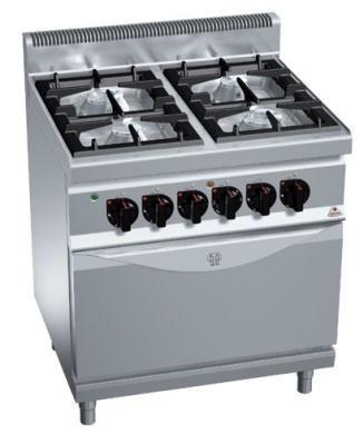 - Elektrický sporák 4 plotny ø 220 mm 800x700x900 mm 4 x 2,6 kw, 59 kg,