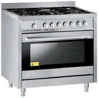 400 14 967,-Kč Sklokeramický sporák, 4 plotny, s elektrickou troubou 600 x 600 x 900 mm, 7,8 kw, 240 V: 2x Ø 140 mm / 1,31 kw, 1x Ø 140/ 250 mm 1,2-2,18 kw, 1x 140/210 mm 1,09-2,4 kw, trouba