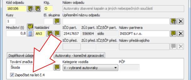 5. Hromadné operace pro rychlé a komplexní změny údajů v evidenci odpadů 18. 10. 2016 V evidenci Odpady jsou k dispozici hromadné operace pro úpravu údajů.