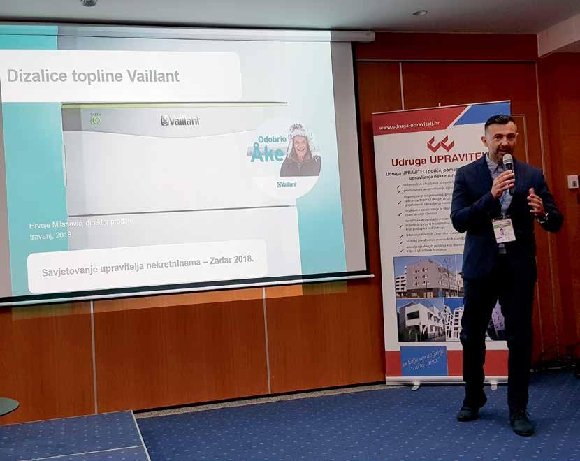 PARTNERI Piše: Hrvoje Milanović Predavanje na temu dizalica topline Zadar 2018 - Savjetovanje upravitelja nekretninama i gospodin Åke Zadar je ove godine ugostio simpozij Savjetovanje upravitelja