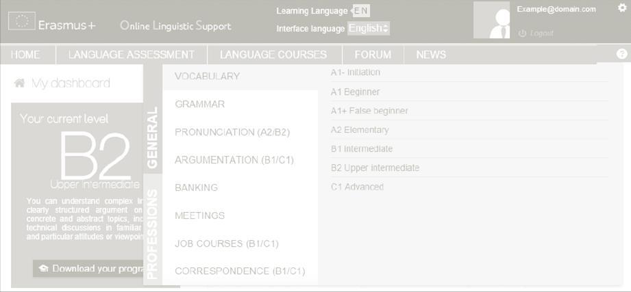 I když student dosáhne ve vstupním testu určité jazykové