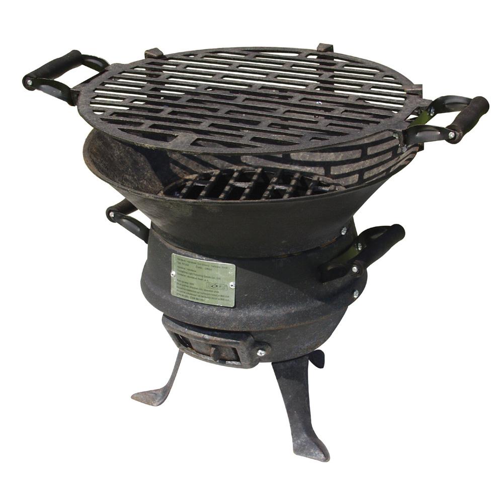 číslo: GR021 číslo: GR029 Gril litinový 33 cm Gril plechový kufřík 42 x 22 x 19 cm Litinový gril na pevná paliva s černou povrchovou úpravou je určen pro venkovní použití. Hmotnost 7 kg.
