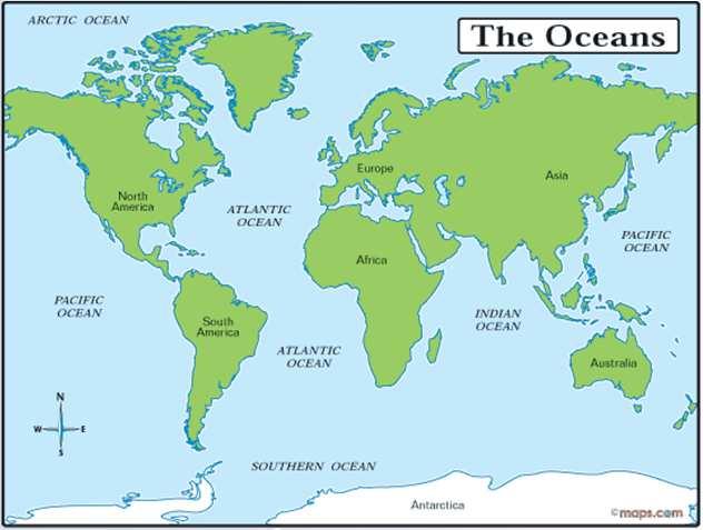 Světové oceány Úvod význam oceánů význam oceánů a/ ekologický základ pro koloběh uhlíku, vody, pro celkovou energetickou bilanci Země, s tím související