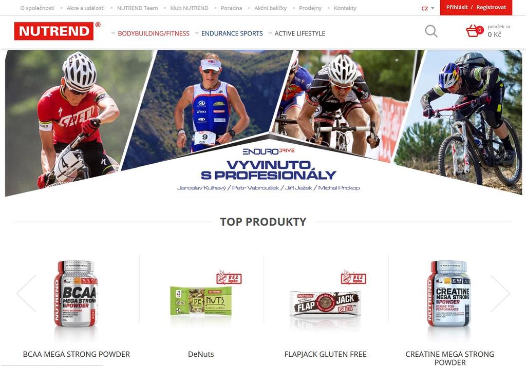 NUTREND Společnost NUTREND je lídr na trhu s produkty sportovní výživy a s potravinami pro aktivní životní styl.