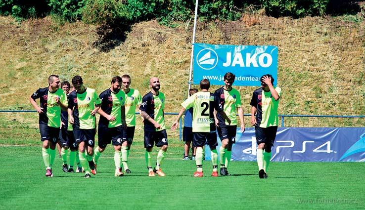 MATRIX v celostátním vysílání jako partner FK Spartak Rychnov nad Kněžnou Rychnovští fotbalisté slaví jednu ze svých branek. V sobotu 27.